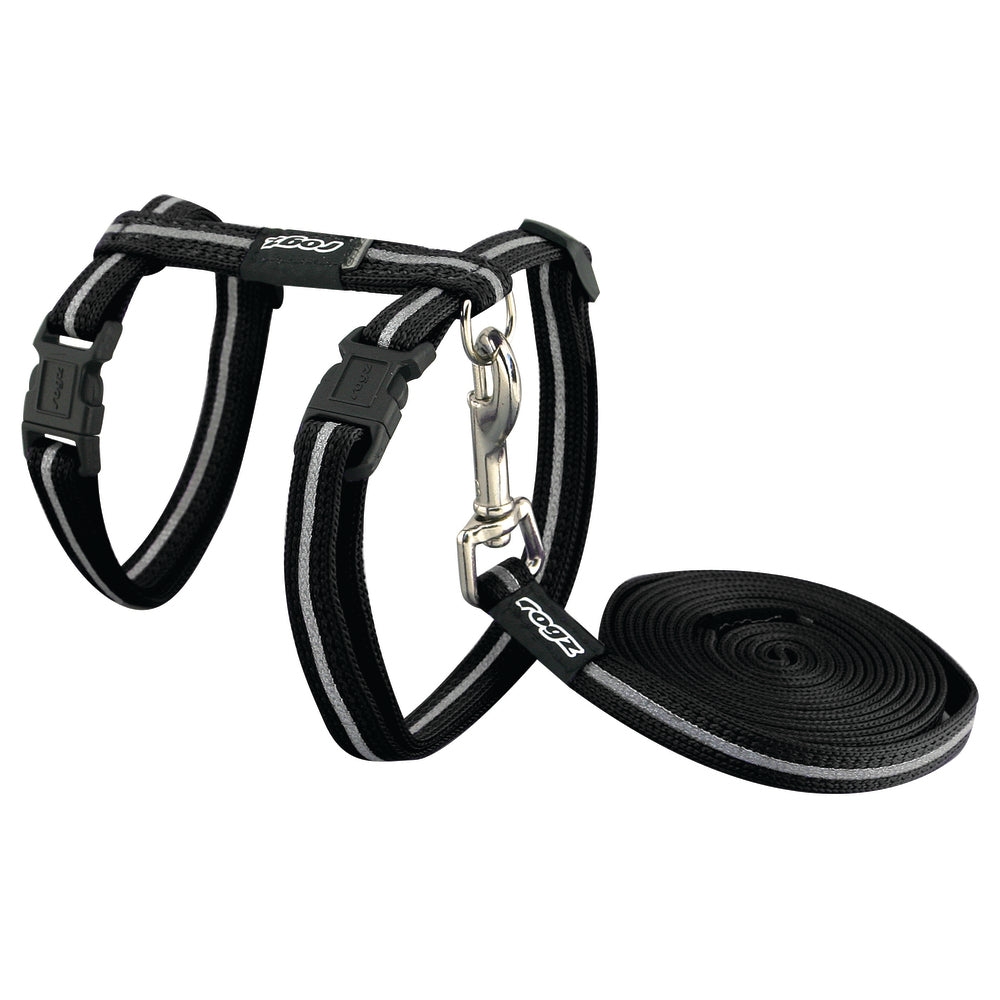 Rogz AlleyCat Cat Harness And Leash Set Small